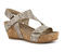 Ros Hommerson Traci Women's Adjustable Sandal - Roccia Snake Print Leather - Main View
