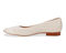 Ros Hommerson Remi Women's Flat Shoe - New Ivory Leather/Patent - Inside View