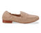 Ros Hommerson Trish Women's Penny Loafer - Light Taupe Kid Suede - Outside View