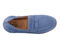 Ros Hommerson Trish Women's Penny Loafer - Light Blue Kid Suede - Sole View