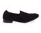 Ros Hommerson Trish Women's Penny Loafer - Black Suede - Outside View