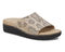 Ros Hommerson Heston Women's Slide Sandal - Natural Snake Print Leather - Main View
