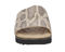 Ros Hommerson Heston Women's Slide Sandal - Natural Snake Print Leather - Front View