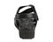 Ros Hommerson Hillary Women's Slide Sandal - Black Nappa Comfort Leather - Back View