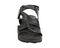 Ros Hommerson Hillary Women's Slide Sandal - Black Nappa Comfort Leather - Front View