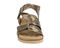 Ros Hommerson Hillary Women's Slide Sandal - Bronze Metallic Leather - Front View