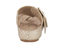 Ros Hommerson Phoebe Women's Sandal - Gold Metallic Crinkle Leather - Back View