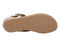 Ros Hommerson Phoebe Women's Sandal - Gold Metallic Crinkle Leather - Top View