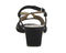 Ros Hommerson Leandra Women's Dress Sandals - Black Micro - Back View