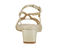 Ros Hommerson Leandra Women's Dress Sandals - Gold Sparkle Leather - Back View