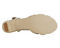 Ros Hommerson Leandra Women's Dress Sandals - Gold Sparkle Leather - Top View