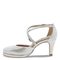 Ros Hommerson Pammy Women's Platform Heel - Silver Glitter Leather