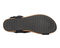 Ros Hommerson Preston Women's Sandal - Black Matte Snake Leather - Top View