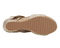 Ros Hommerson Thea Women's Platform Wedge Sandal - Gold Crinkle Leather - Top View