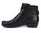 Ros Hommerson Ellis Women's Shootie - Black Napa Leather - Inside View