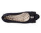 Ros Hommerson Hollie Women's Dress Pump - Black Micro Fabric - Sole View