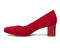 Ros Hommerson Meredith Women's Pump - Red Suede - Inside View