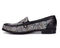 Ros Hommerson Wren Women's Loafer - Multi Boucle/Black Pat - Inside View