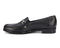 Ros Hommerson Wren Women's Loafer - Black Smooth Leather - Inside View