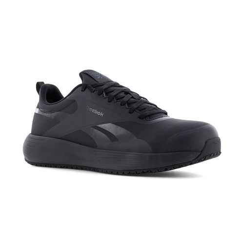 Reebok Men's RB5100 Black Lite Plus 4 Work Composite Toe Athletic Shoes SD10 - Black - angle main