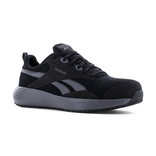 Reebok Women's RB512 Black and Gray Lite Plus 4 Work Composite Toe Athletic - Black - angle main