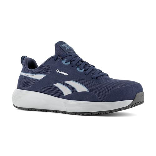 Reebok Men's RB5104 Navy and Gray Lite Plus 4 Work Composite Toe Athletic SD10 - Blue - angle main