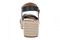 Vionic Saratoga Women's Wedge Comfort Espadrille Sandal - Navy Multi - Back