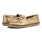 Vionic Bay womens Espadrilles Shoe - Gold - pair left angle