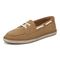 Vionic Bay womens Espadrilles Shoe - Sand - Left angle