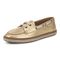Vionic Bay womens Espadrilles Shoe - Gold - Left angle