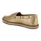 Vionic Bay womens Espadrilles Shoe - Gold - Back angle