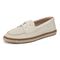 Vionic Bay womens Espadrilles Shoe - Cream - Left angle