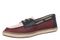 Vionic Bay Women's Boat Shoe - Comfort Loafer - Cherry Jubilee Multi - Left angle