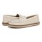 Vionic Bay womens Espadrilles Shoe - Cream - pair left angle
