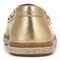 Vionic Bay womens Espadrilles Shoe - Gold - Back