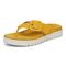 Vionic Uptown Marin Women's Platform Thong Sandal - Daffodil - Left angle