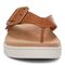 Vionic Uptown Marin Women's Platform Thong Sandal - Tan - Front
