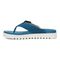 Vionic Uptown Marin Women's Platform Thong Sandal - Celestial Teal - Left Side