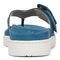 Vionic Uptown Marin Women's Platform Thong Sandal - Celestial Teal - Back