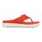 Vionic Uptown Marin Women's Platform Thong Sandal - Cherry Tomato - Right side