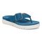 Vionic Uptown Marin Women's Platform Thong Sandal - Celestial Teal - Angle main