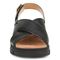 Vionic Uptown Sonoma Women's Slingback Comfort Sandal - Black - Front