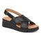 Vionic Uptown Sonoma Women's Slingback Comfort Sandal - Black - Angle main