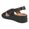 Vionic Uptown Sonoma Women's Slingback Comfort Sandal - Black - Back angle