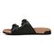 Vionic Women's Elara Comfort Slide Sandals - Black - Left Side