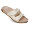 Vionic Women's Elara Comfort Slide Sandals - Ivory - ELARA-J3162L1100-IVORY-13fl-med