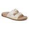 Vionic Women's Elara Comfort Slide Sandals - Ivory - Angle main