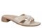 Vionic Mabel Women's Heeled Dressy Sandal - Gold - Angle main
