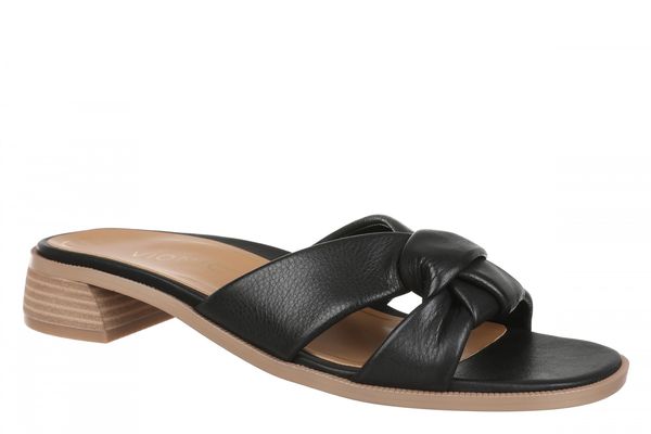 Vionic Mabel Women's Heeled Dressy Sandal - Black - Angle main