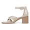 Vionic Maia Women's Comfortable Heeled Sandal - Gold - Left Side